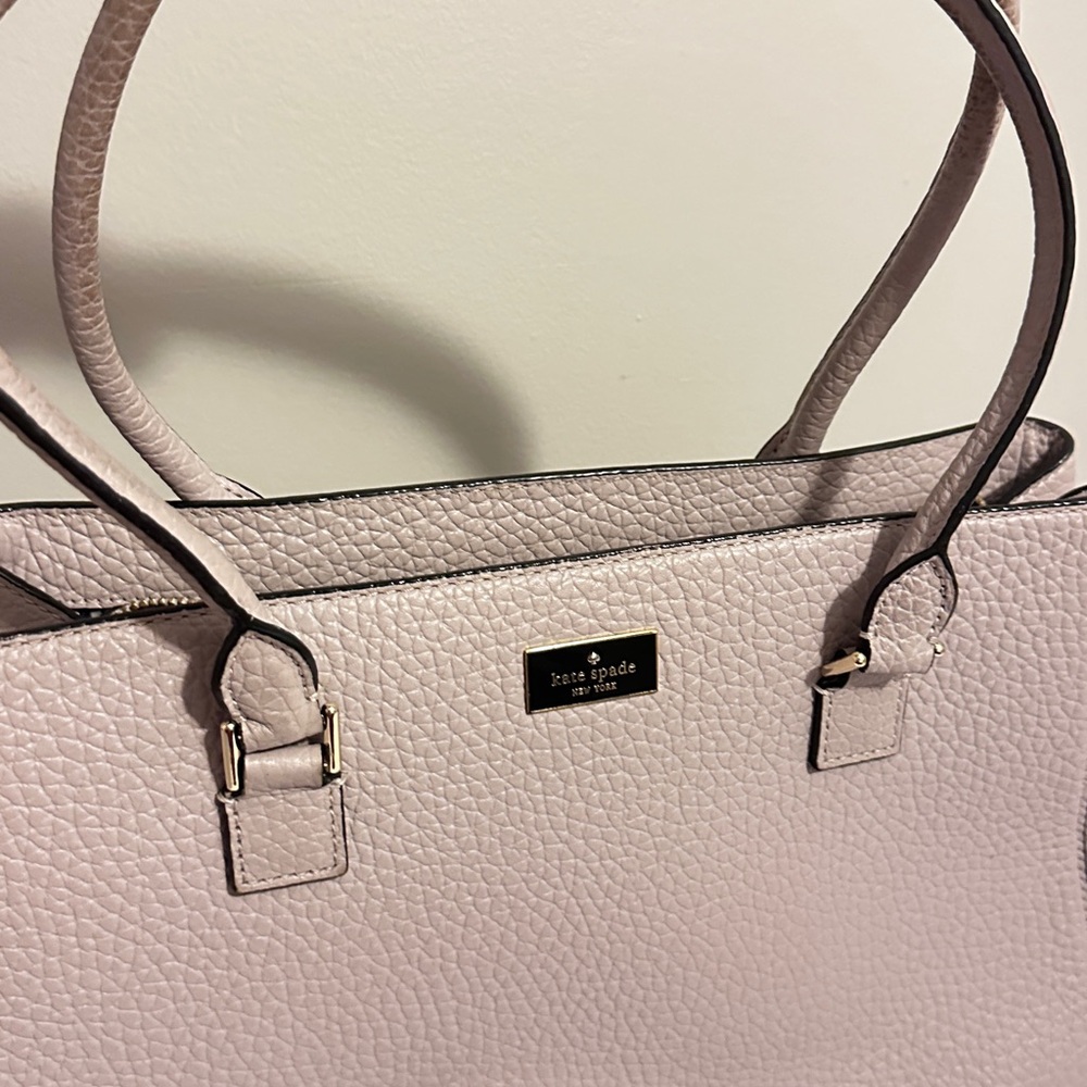 Kate Spade purple/Light Pink Textured Tote